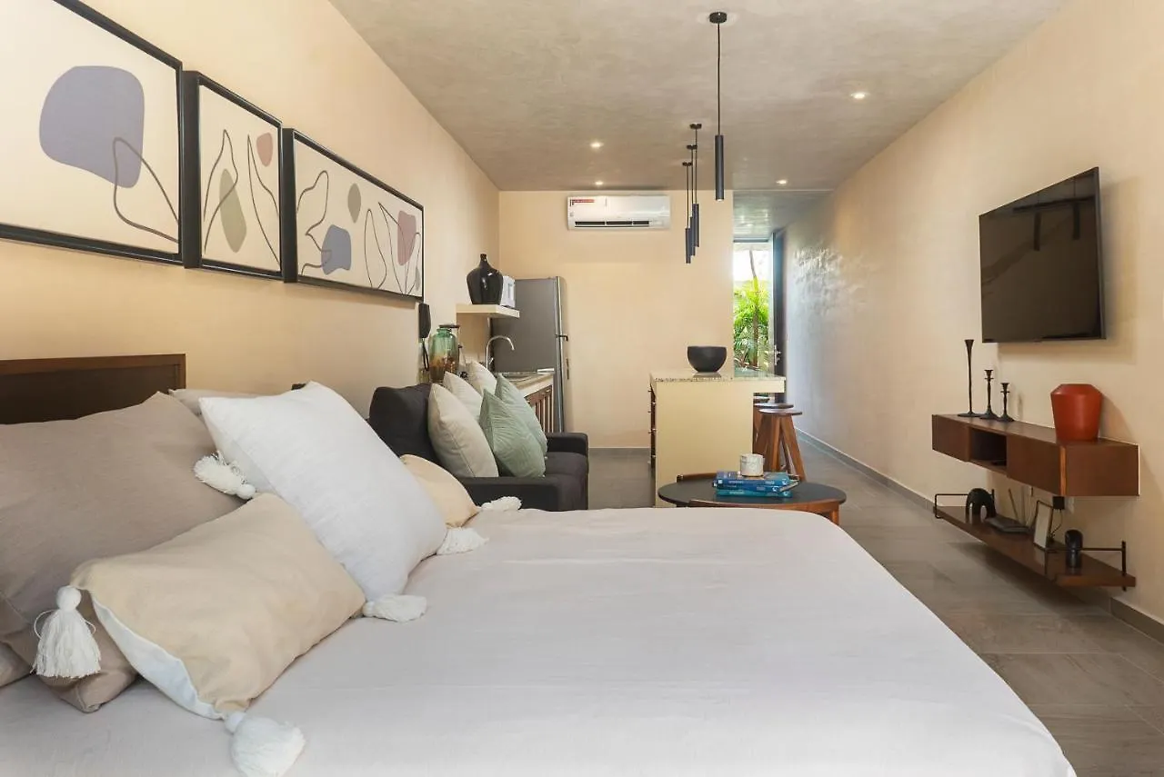 Modern Studio Pool Access Near Downtown A105 Tulum Hotel